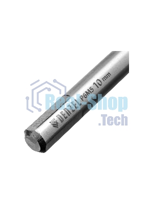 Сверло спиральное по металлу Denzel 10 x 133мм, Р6М5, Golden Tip, многогранная заточка