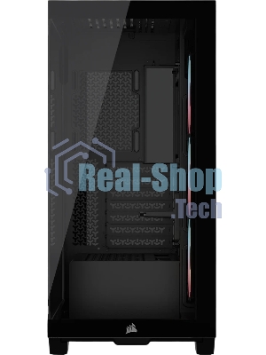 Корпус Corsair iCUE Link 3500X LX-R RGB Black, Midi-Tower, чёрный, 3 x 120 мм