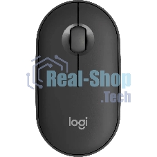 Мышь беспроводная Logitech Pebble 2 M350S графитовый, 4000 dpi, Bluetooth, кнопки - 3