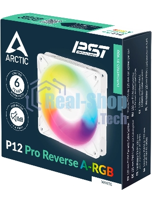 Вентилятор корпусной ARCTIC P12 Pro Reverse - A-RGB (White) retail арт. (ACFAN00325A)