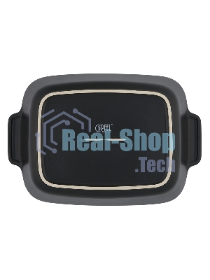 Форма для запекания MATTE BLACK прямоугольная 29,5х20,5х6,5см, жаропрочная керамика