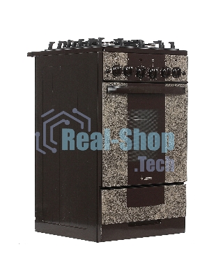 Плита газовая Gefest 5500-02 0114 коричневый, конфорок 4 шт, духовка 52 л, 50 см x 85 см x 58.5 см