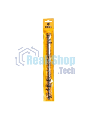 Бур по бетону Denzel двойная спираль, Cobalt W-tip, 10x260 мм, SDS PLUS