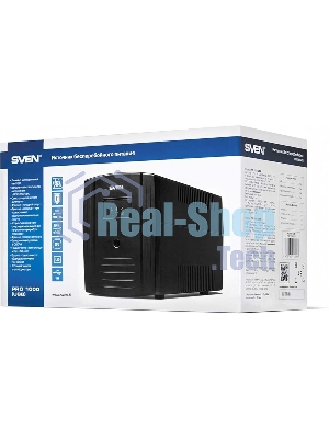 Источник бесперебойного питания SVEN Pro 1000 1000VA/720W USB, RJ-45 (3 EURO) 