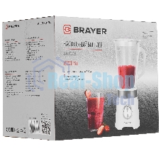 Блендер стационарный Brayer BR1206 белый, 800 Вт, плавная регулировка