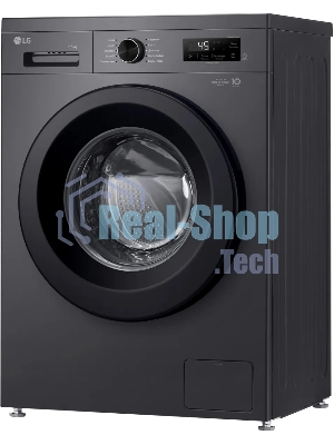 Стиральная машина LG F2Y1WS6J темно-серый, загрузка фронтальная 6,5 кг, 1200 об/мин., класс: A