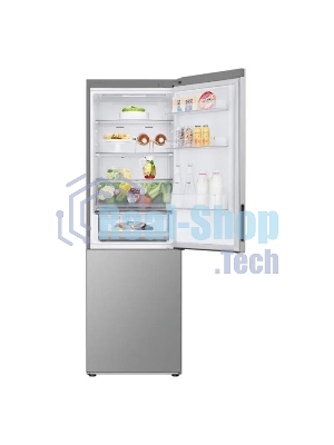 Холодильник LG GC-B459ANMW серебристый двухкамерный 234/110л морозилка снизу, No Frost