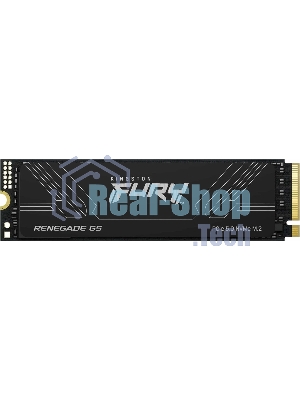 Накопитель SSD Kingston Fury Renegade, 2Tb, M.2(22x80мм), NVMe, PCIe 5.0 x4, 3D TLC, R/W 14700/14000Mb/s, IOPs 2 200 000/2 200 000, TbW 2000, DWPD 0.5 (12 мес)