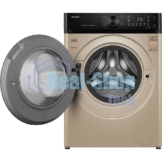 Стиральная машина Weissgauff WM 59411 Direct Drive Inverter Steam Champagne золотистая, загрузка фронтальная 11кг, 1400 об/мин., класс: A+++