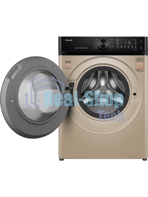 Стиральная машина Weissgauff WM 59411 Direct Drive Inverter Steam Champagne золотистая, загрузка фронтальная 11кг, 1400 об/мин., класс: A+++