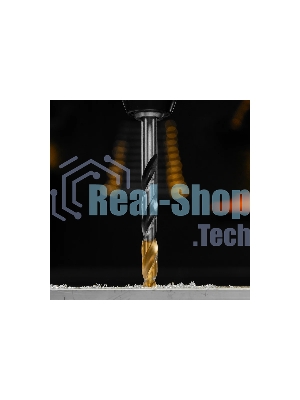 Сверло спиральное по металлу Denzel 11 x 142мм, Р6М5, Golden Tip, многогранная заточка