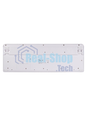 Комплект клавиатура+мышь Smartbuy 107AG беспроводной, USB, 1200 DPI, бело-голубой