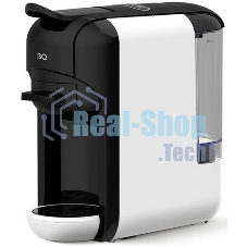 Кофеварка комбинированная BQ CM3000 черный/белый, исп. кофе - молотый, капсулы Nespresso/Dolce Gusto, 0.6 л, 1450 Вт, 19 бар