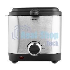 Фритюрница Centek CT-1430 900 Вт объем 1,5лЧаша - антипригарная, стальной корпус, окно