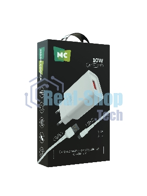 Сетевое зарядное устройство MORE CHOICE (4620202555731) NC07a СЗУ 1USB 2.0A для Type-C, белый