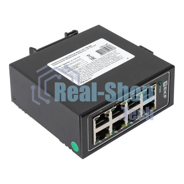 Коммутатор неуправляемый промышленный U-8T 8 портов 10/100Base-T(X) RJ45 монтаж на DIN-рейку TSX EKF TSX-U-8T
