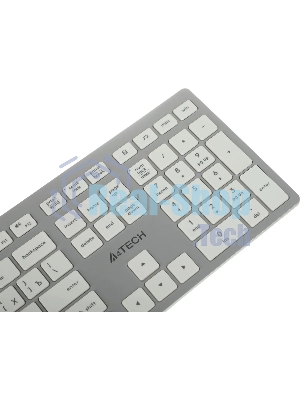 Клавиатура проводная A4Tech Fstyler FX50, USB, белый