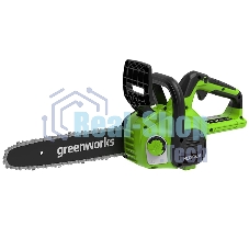 Цепная пила аккумуляторная GreenWorks G40CS30IIK4, 40V, 30 см, с 1* АКБ 4А*ч и ЗУ (2007807UB)