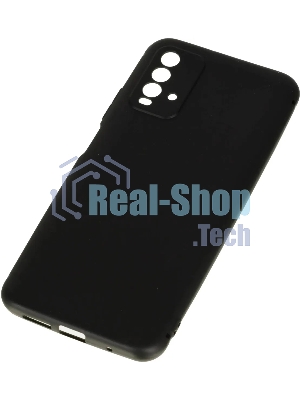 Чехол (клип-кейс) BORASCO Silicone Case, для Xiaomi Redmi 9t, черный