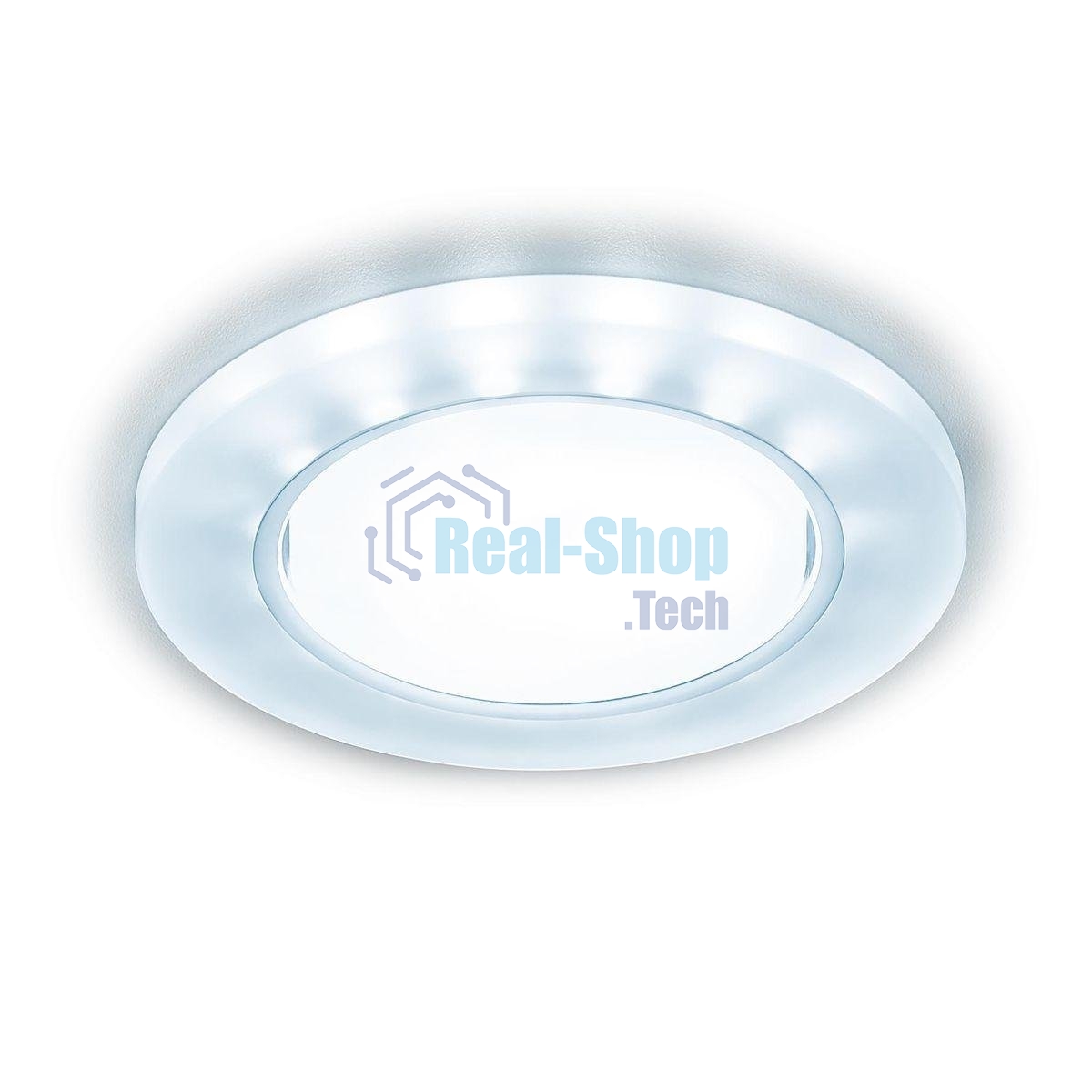 Встраиваемый точечный светильник G214 WH/CH/CLD хром/матовый GX53+3W(LED COLD)