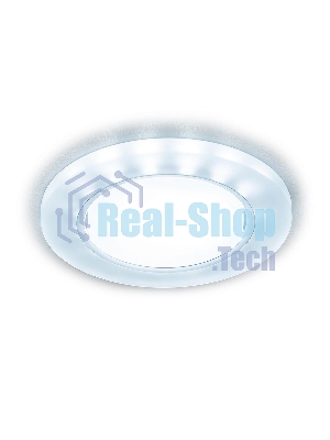 Встраиваемый точечный светильник G214 WH/CH/CLD хром/матовый GX53+3W(LED COLD)