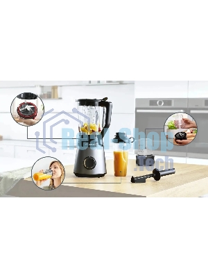 Блендер стационарный Bosch MMB6177S 1200Вт серебристый