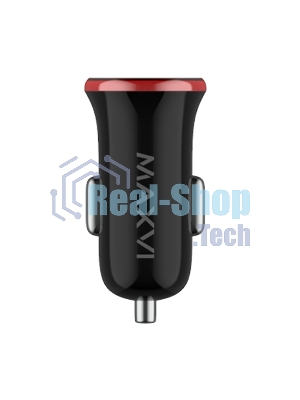 Автомобильное зарядное устройство Maxvi CCM-101BR USB 1А черно-красный