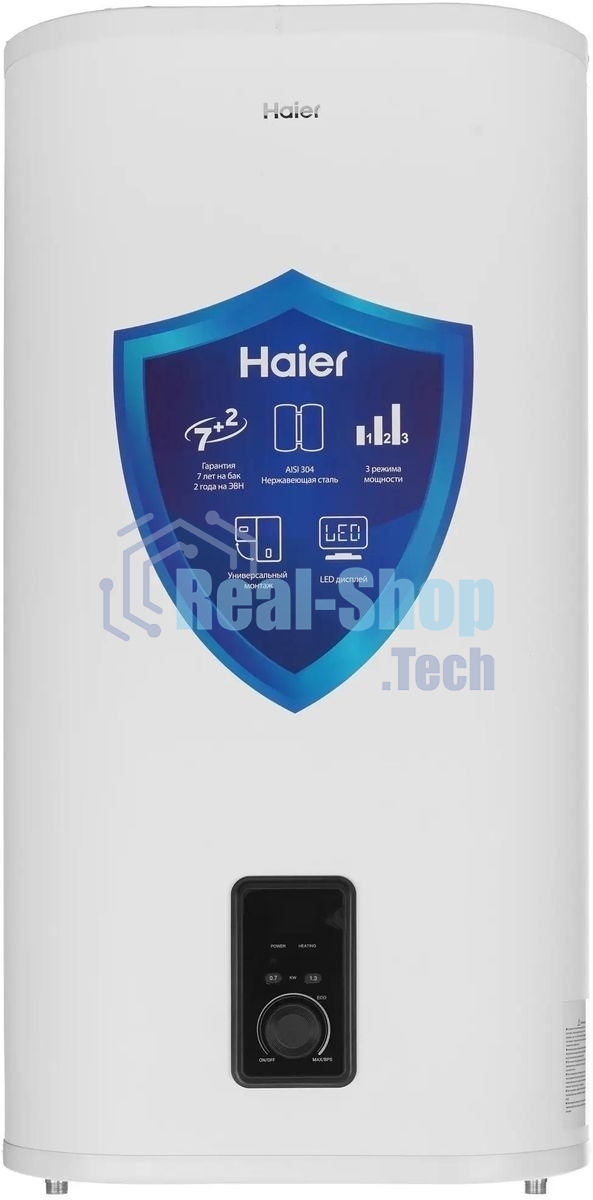 Водонагреватель электрический Haier ES80V-F4 INOX серебристый, накопительный, 80 л, 2 кВт