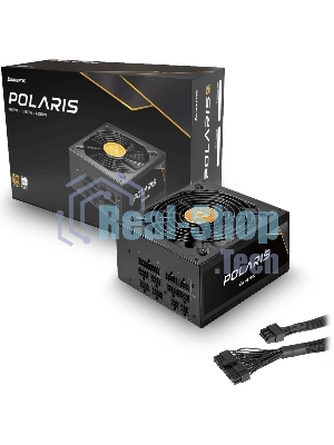 Блок питания Chieftec Polaris PPS-850FC, 850Вт, 80 PLUS Gold, 120мм, модульный, черный