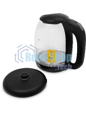 Чайник электрический BQ KT1830G, 2200Вт, 1.7л, черный