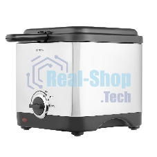 Фритюрница Centek CT-1430 900 Вт объем 1,5лЧаша - антипригарная, стальной корпус, окно