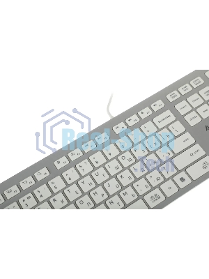 Клавиатура проводная A4Tech Fstyler FX50, USB, белый