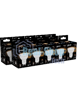 Лампа светодиодная Gauss 101506109 9Вт цок.:GU10 рефлек. 150B св.свеч.бел.теп. MR16 (упак.:10шт)