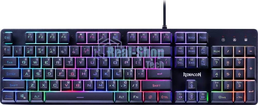 Клавиатура Redragon Nagato проводная, USB Type-A, чёрный