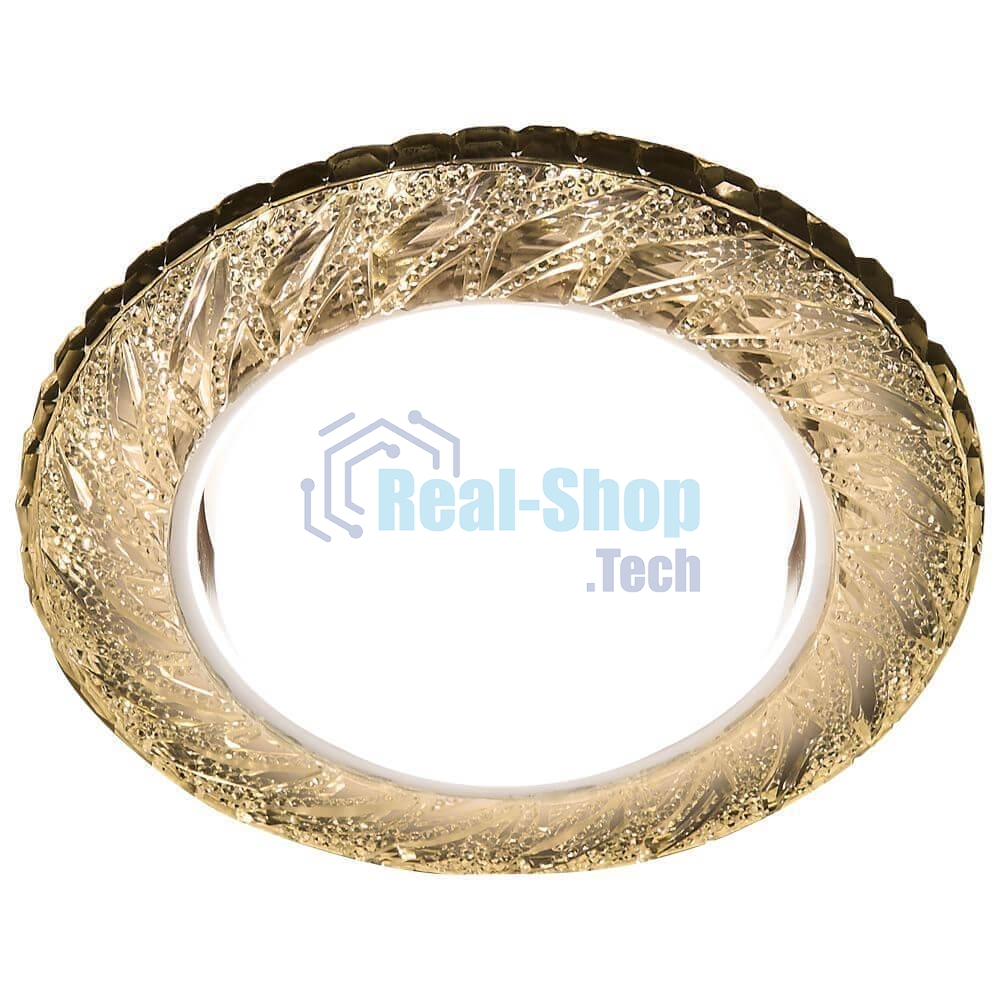 Встраиваемый точечный светильник G303 CL/WW хром/прозрачный GX53+3W(LED WARM)