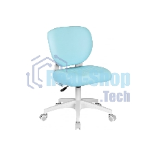 Кресло Cactus CS-CHR-3594BL голубой, ткань, 75 кг, механизм качания