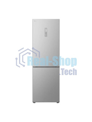 Холодильник LG GC-B459ANMW серебристый двухкамерный 234/110л морозилка снизу, No Frost