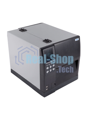 Принтер этикеток термотрансферный iDPRT iX6P Industrial 200 dpi, 305 мм/сек, USB Type B, USB HOST, Ethernet, RS232, чёрный/серый