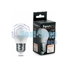 Лампа светодиодная Feron PRO LB-1407 7.5Вт Е27 белый матовый шар Лампа светодиодная Feron PRO LB-1407 7.5Вт Е27 белый матовый шар