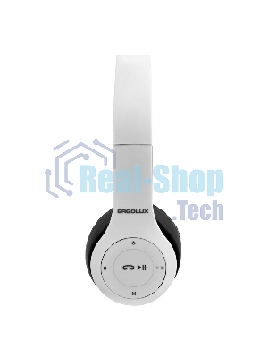 Беспроводные/проводные наушники Ergolux ELX-BTHP01-C01 белый, накладные, Bluetooth + проводной, до 8 ч