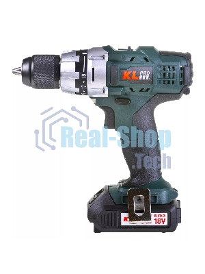 Дрель-шуруповерт Klpro KLNM18-20, 18 В, 2 Ач, 40 Нм, бесщеточный