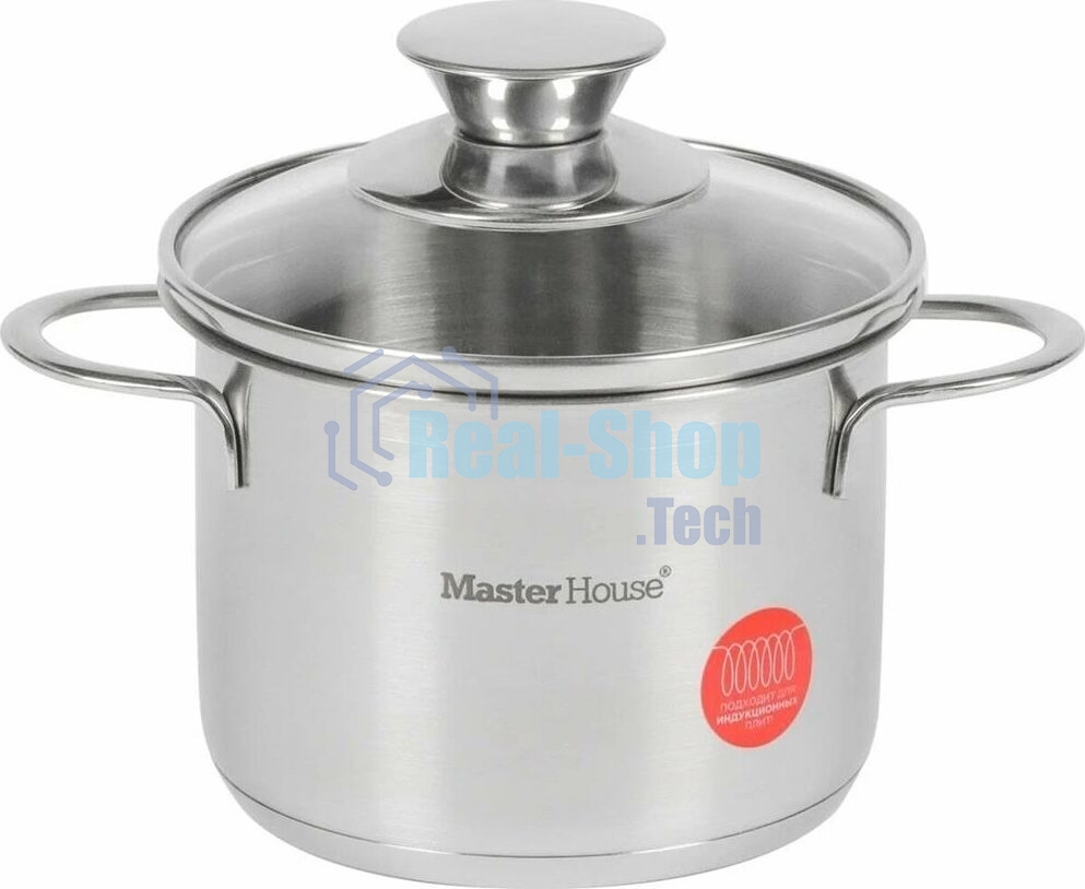 Кастрюля MASTER HOUSE Piccolo-1,0 со стеклянной крышкой 75319