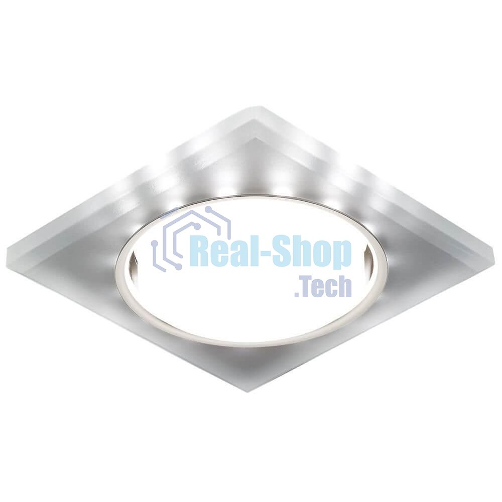 Встраиваемый точечный светильник G215 CH/WH хром/матовый GX53+3W(LED WHITE)