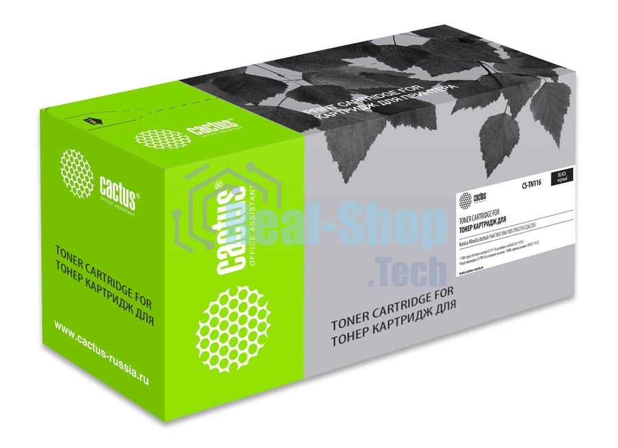 Картридж лазерный Cactus CS-TN116 черный (11000 стр.) для Konica Minolta Bizhub 164/165/184/7718