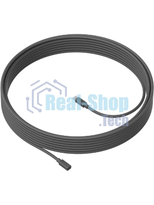 Кабель LOGITECH MeetUp 10m Mic Cable - графитовый - WW - MEETUP 10M MIC CABLE