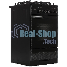 Плита газовая Gefest ПГ 5500-03 0044 черный, конфорок 4 шт, духовка 52 л, 50 см x 85 см x 58.5 см
