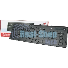 Клавиатура беспроводная Genius SlimStar 7230, USB, Радиоканал, черный