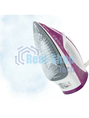 Утюг Vitek VT-8346 2400Вт белый/фиолетовый