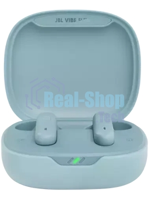 Наушники TWS JBL Wave Flex мятный, вкладыши, Bluetooth, быстрая зарядка, до 8 ч