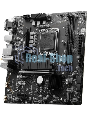Материнская плата MSI B760M BOMBER WIFI Soc-1700 Intel B760 2xDDR5 mATX AC`97 8ch(7.1) 2.5Gg+VGA+HDMI+DP